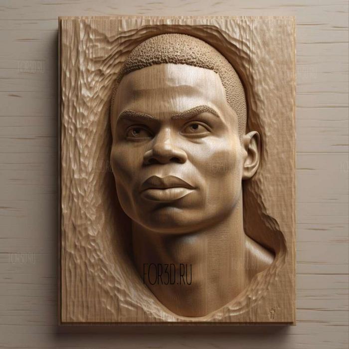 Russel Westbrook 1 stl model for CNC